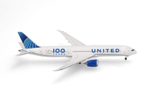 HER539050 - BOEING 787-9 Dreamliner United Airlines 100 Ans