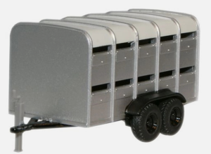 OXF76FARM001 - Remorque 2 essieux de transport pour bétails