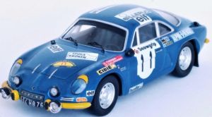 TRORRSE20 - RENAULT-ALPINE A110 #11 3e au Rallye de Suède 1973 Jean-Luc THERIER / M.CALLEWAERT