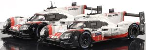 IXO-SP919-SET2 - 2 PORSCHE 919 Hybrid #1 et #2 Vainqueur des 24h du Mans 2017