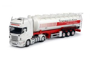 SCANIA R06 Topline 4x2 avec semi silo Transsolution 3 essieux