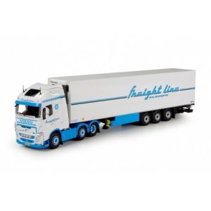 VOLVO FH04 Globetrotter XL 6x2 avec Semi frigo 3 Essieux FREIGHTLINE