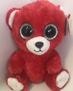 Peluche ourson - Rouge