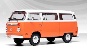 IXO-U24RDC002 - VOLKSWAGEN Bus 1974 Orange et Blanc