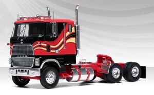 IXO-U43TR003 - FORD CL 9000 6x4 1976 Rouge et Noir