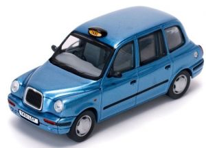 London Taxi cab TX1 bleu