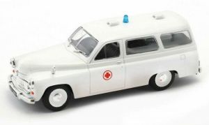 MAGPCWAR202A - WARSZAWA 202A 1959 ambulance polonaise blanche vendue sous blister