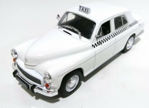 MAGPCWAR203TAXI - WARSZAWA 203 Taxi soviétique 1962 blanc vendu sous blister