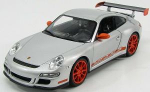 WEL18015W - PORSCHE 911 GT3 RS 2007 grise jantes oranges