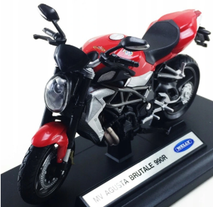 WELMV19660PW - Moto MV AGUSTA Brutale 990R rouge noire grise