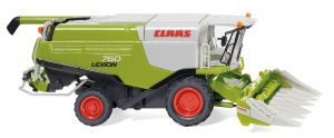 WIK038911 - Moissoneuse CLAAS Lexion 760 avec bec à maïs