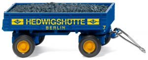 Remorque transport de charbon 2 essieux Hedwigshutte