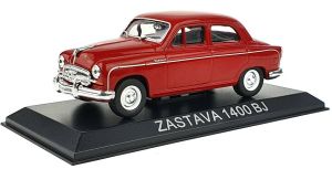 MAGLCZAS1400 - ZASTAVA 1400 BJ berline 4 portes 1950 rouge vendue sous blister