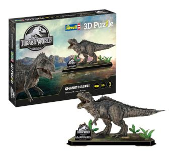 REV00245 - Puzzle 3D 57 Pièces - JURASSIC WORLD - Giganotosaure