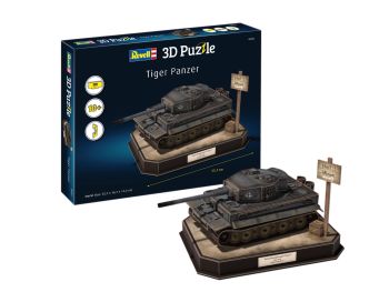 REV00252 - Puzzle 3D 200 Pièces Char TIGER I Panzer