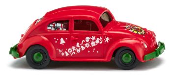 WIK003003 - VOLKSWAGEN Beetle 1200 rouge - Modèle de Noël