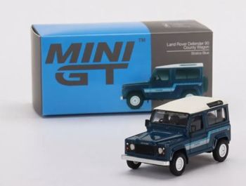 MGT00353-L - LAND ROVER Defender 90 county wagon LHD Bleu