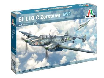 ITA0049 - Avion militaire MESSERSCHMITT BF 110 C Zerstörer à assembler et à peindre
