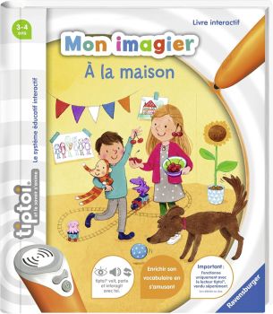 RAV006953 - Livre interactif TIPTOI - A la maison | à paritr de 3 ans