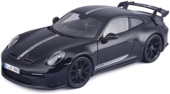 MST36458BKS - PORSCHE 911 GT3 2022 noir avec bandes grise