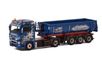 WSI01-2029 - MAN TGX XLX 4x2 avec remorque benne 3 essieux INGERBORG KOCH