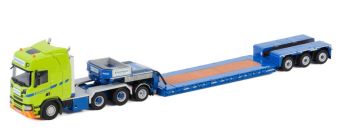 WSI01-3061 - SCANIA R Hignhline CR20H 6x4 avec porte engins surbaissé 3 Essieux NORDIC CRANE KYNNINGSRUD