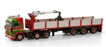 WSI01-3518 - DAF 3300 SC 6x2 avec remorque et grue de chargement FONTEIJN WEERT