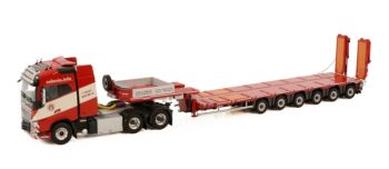 WSI01-3581 - VOLVO FH04 GL 6x4 avec porte engins 6 essieux COLONIA