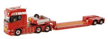 WSI01-3591 - SCANIA R Highline CR20H 6x2 avec porte engins 2 Essieux TRANSPORT LELOUP