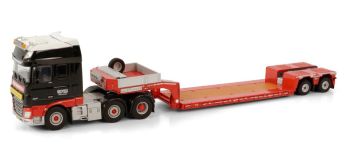 DAF XF SUPER SPACE 6x2 avec plateau surbaissé 2 essieux MULTIWHEELS