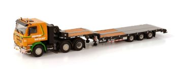 SCANIA SERIE 3 6x4 avec plateau surbaissé 3 essieux HOLTROP V.D. VLIST