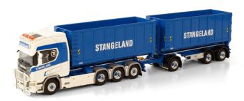 WSI01-3644 - SCANIA R Highline 8x4 porteur avec benne déposable 2+1 Essieux STANGELAND