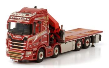 WSI01-3667 - SCANIA S HIGHLINE CS20H 8x4 avec plateau rigide et palfinger 7800.2 et JIB