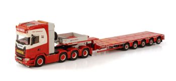 WSI01-3692 - SCANIA S HIGHLINE CS20H 8x4 NOOTEBOOM avec plateau surbaissé 5 essieux ELJO EXALTO