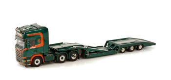 WSI01-3709 - SCANIA R STREAMLINE TOPLINE 6x2 avec remorque 3 essieux POSTMA GRIJPSKERK