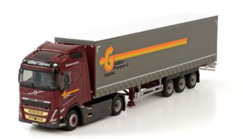 WSI01-3758 - Camion avec remorque bâchée du transporteur A.DE LAAT - SCANIA 140 4x2