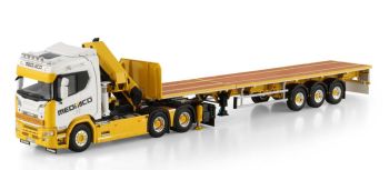 WSI01-4754 - SCANIA R Normal CR20N 6x4 avec grue de chargement et plateau 3 Essieux MEDIACO
