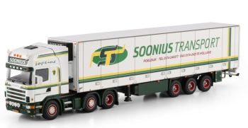 WSI01-4870 - SCANIA 4 Séries Topline 6x2 avec remorque frigo 3 Essieux SOONIUS Transport
