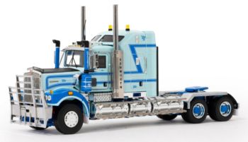 Z01576 - KENWORTH D509 6x4 Sleeper bleu clair