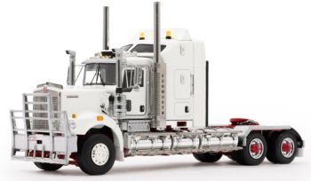 Z01582 - KENWORTH D509 6x4 Sleeper Blanc et rouge
