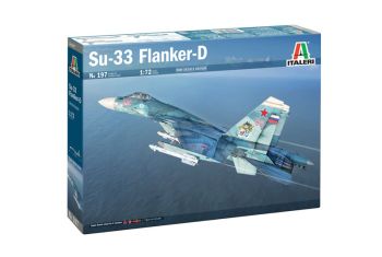 ITA0197 - Avion de chasse SUKHOI SU-27D Sea Flanker à assembler et à peindre