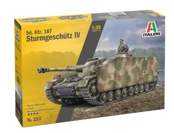 ITA0223 - Char Sd. Kfz. 167 avec canon STURMGESCHUTZ IV à assembler et à peindre