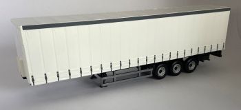 CAR027 - Remorque 3 Essieux blanche