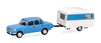HER028585-002 - WARTBURG 353 1982 Qek-Junior caravane bleu