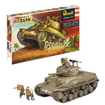 REV03369 - Char SHERMAN M4 - 75 ans de modèlisme à assembler et à peindre