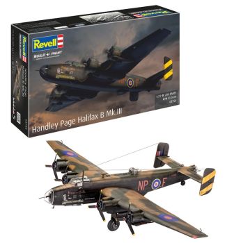 REV03756 - Avion miliatire HANDLEY Page Halifax B Mk.III à assembler et à peindre