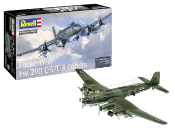 REV03777 - Avion militaire FOCKE-WULF FW200 C-5/C-8 Condor à assembler et à peindre
