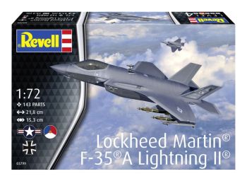 REV03799 - Avion de combat LOCKHEED Martin F-35A Lightning II à assembler et à peindre
