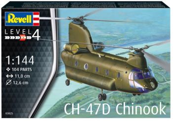 REV03825 - Hélicoptère CH-47D Chinook à assembler et à peindre