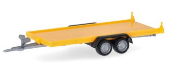 HER052450-003 - Remorque porte-voiture 2 essieux jaune